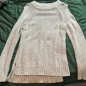 light grey sweater